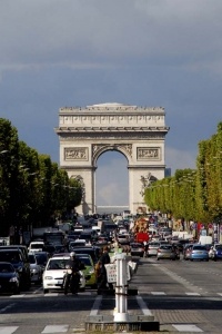 Champs-Élysées and Victoria Tower Paris - France